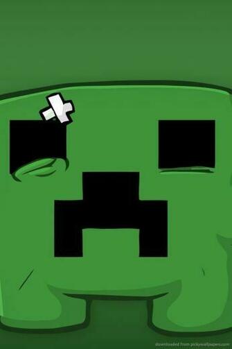 Minecraft iPhone Wallpaper Creeper