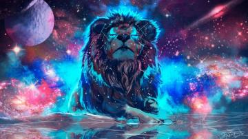 Lion 4k Artistic Colorful Wallpaper HD Digital