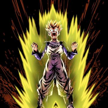 Super Saiyan Trunks Youth True Black Amoled Wallpaper