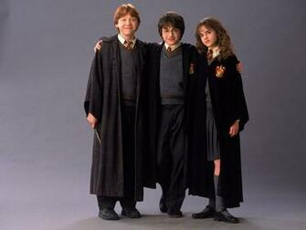 Harry Ron And Hermione Wallpaper