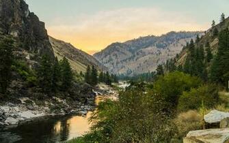 Salmon River Idaho By Artikfro Desktop Wallpaper