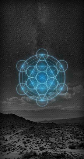 Cubo De Metatron Ios7 Wallpaper Por Martin Mancha Via