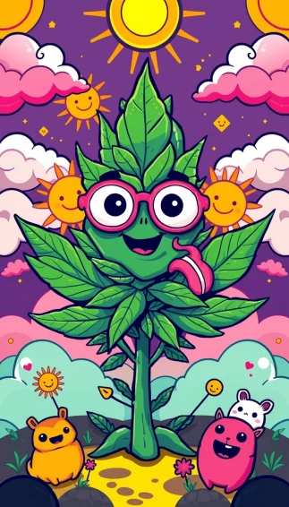 Funny Weed Wallpaper