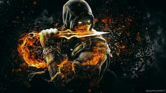 Mortal Kombat X Scorpion Wallpaper By Thesyanart