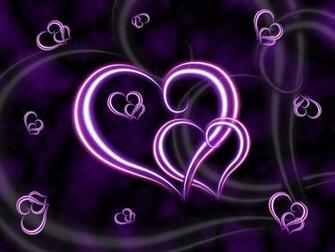 Purple Heart Wallpaper Background Theme Desktop