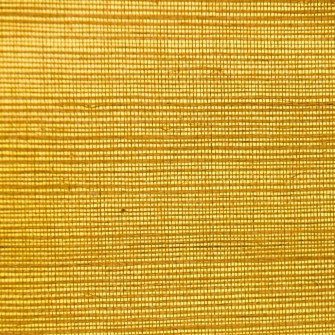 Rustic Mustard Yellow Sisal Natural Grasscloth Wallpaper Roll