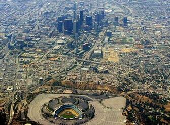 File Dodger Stadium Downtown L A Jpg Wikipedia