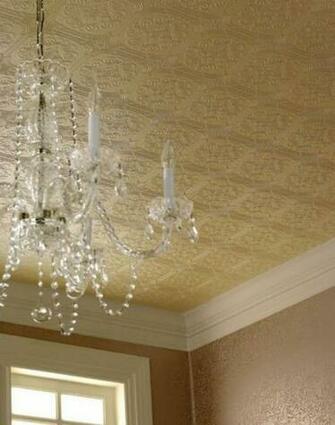 Faux Tin Ceiling Wallpaper Dc House