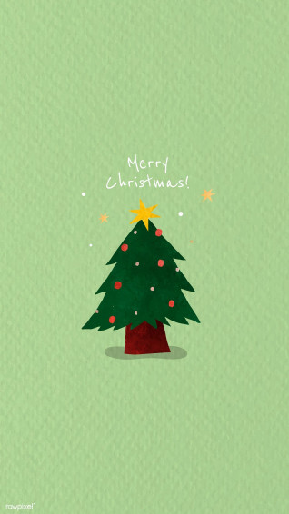 Christmas Tree Doodle Background Vector Premium Image By