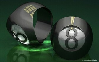Eight Ball Ring By Jeremymallin