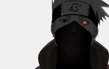 Wallpaper Look Mask Naruto Sharingan Kakashi Hatake