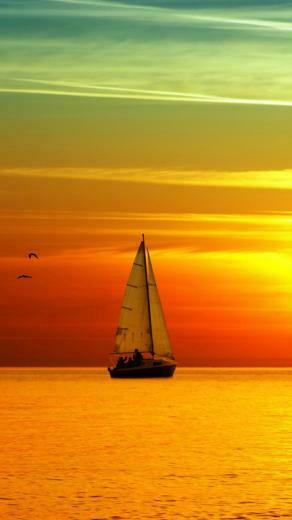 Samsung Galaxy S5 Wallpaper Sunset Shy Android