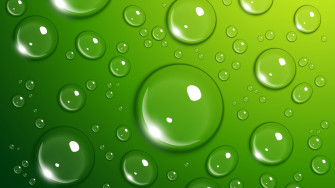 Wallpaper Drops 4k 5k 8k Green Water Os
