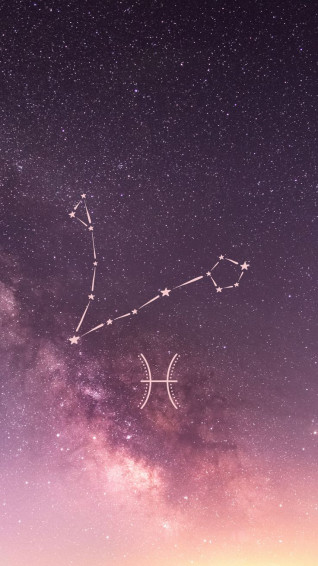 Pisces Astrology Aesthetic Wallpaper Constellation Art