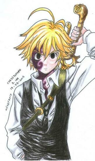 Nanatsu No Taizai Meliodas Demon Form By Christopherdonlee