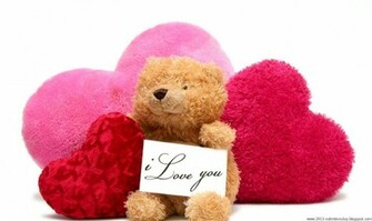 Happy Teddy Day Bear HD Wallpaper And Quotes Valentine