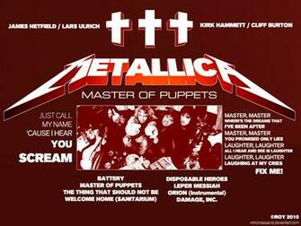 Master Of Puppets Wallpaper By Retromassacre