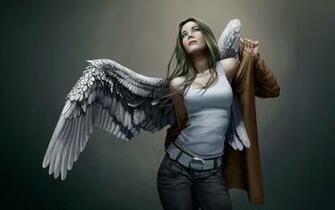 Girl Angel HD Desktop Wallpaper Widescreen High