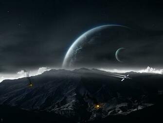 Star Wars Planet Moon Battle Space Art Wallpaper HD Desktop