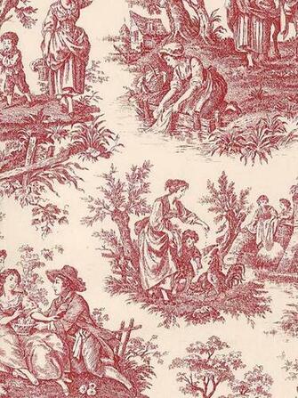 Waverly Wallpaper Toile Purequo