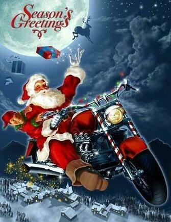 Biker Christmas Harley