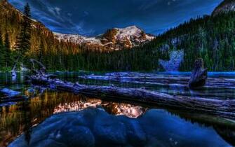 Alberta Beautiful Banff Nature Mountains HD Wallpaper