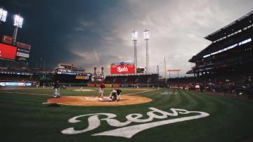 Reds Virtual Background Cincinnati