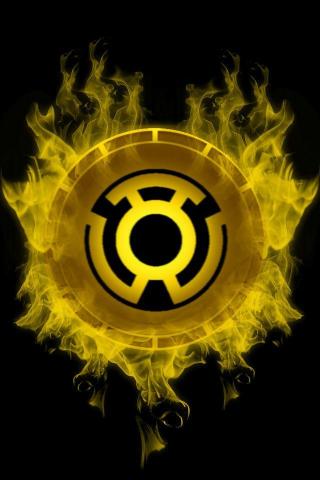 Firey Sinestro Lantern Chamber White Lanterns Yellow