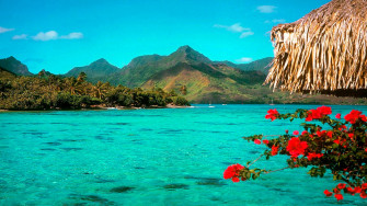 Desktop Background Tropical Beach Screen Wallpaper