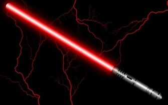 Lightsaber Red And Black Wallpaper