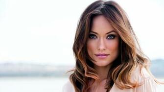 Full HD Wallpaper Olivia Wilde Long Hair Sight Mascara
