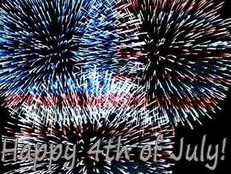 4th Of July Fireworks Background Wallpaper HD