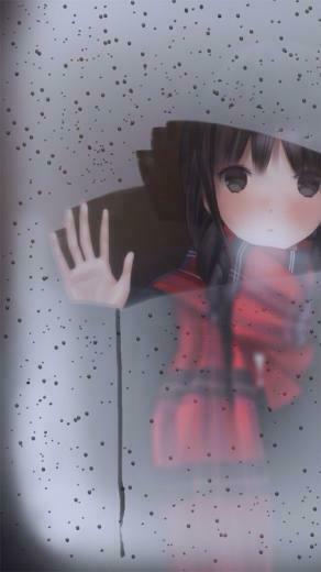 Girl Behind The Glass iPhone 5s Wallpaper