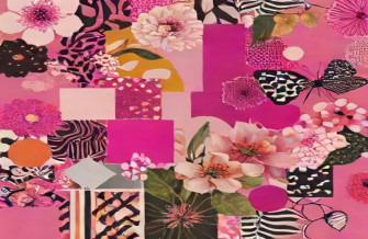 Pink Collage Computer Wallpaper