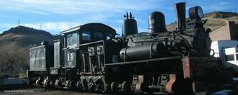 Old Steam Train Locomotive Desktop Background
