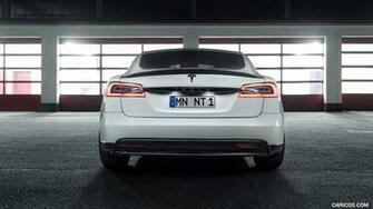 Novitec Tesla Model S Rear HD Wallpaper