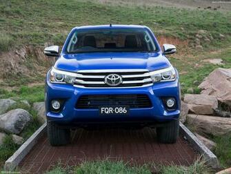 Toyota Hilux Pickup Cars Blue Wallpaper