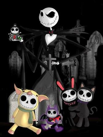 Furry Bones Meet Jack Skellington By Scorpionskissx