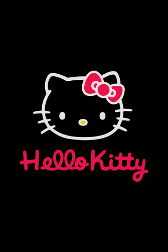 Ios7 Hello Kitty Dark Parallax HD iPhone iPad Wallpaper