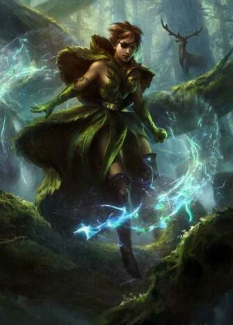 Freyalise Llanowar S Fury By Adampaquette Deviantart On