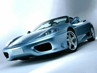 Wallpaper Of The Best Car A Blue Ferrari World