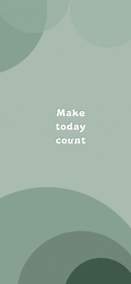 Sage Green Aesthetic Wallpaper Make Today Count Bobo