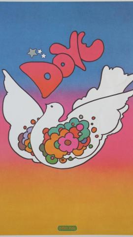 Peter Max Dove Image For Your Desktop
