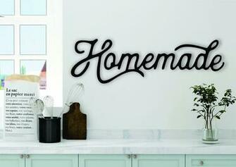 Homemade Wood Kitchen Sign Decor Rustic