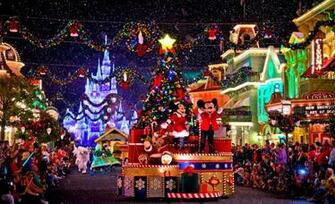 Widescreen Disney Christmas Wallpaper Lock
