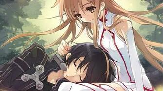 Kirito And Asuna Sword Art Online Wallpaper