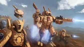 Warhammer 40k Tau Empire By Thomaswievegg