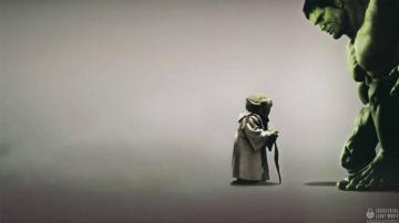Hulk The Yoda Marvel Star Wars Comics Movies Wallpaper