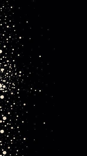 Glitter Bokeh Left Side iPhone Wallpaper Black Background