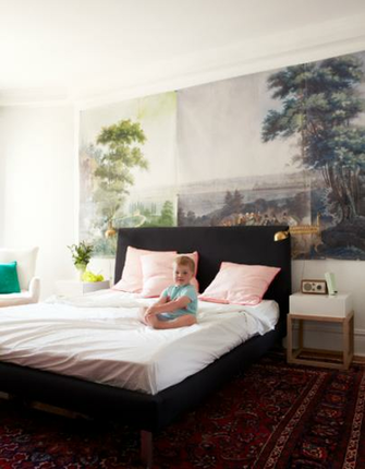 Can You Tell Us About The Wallpaper Behind Your Bed
